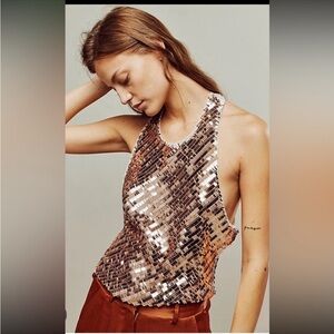 NWOT Free People Intimately FP Disco Fever Cami size small